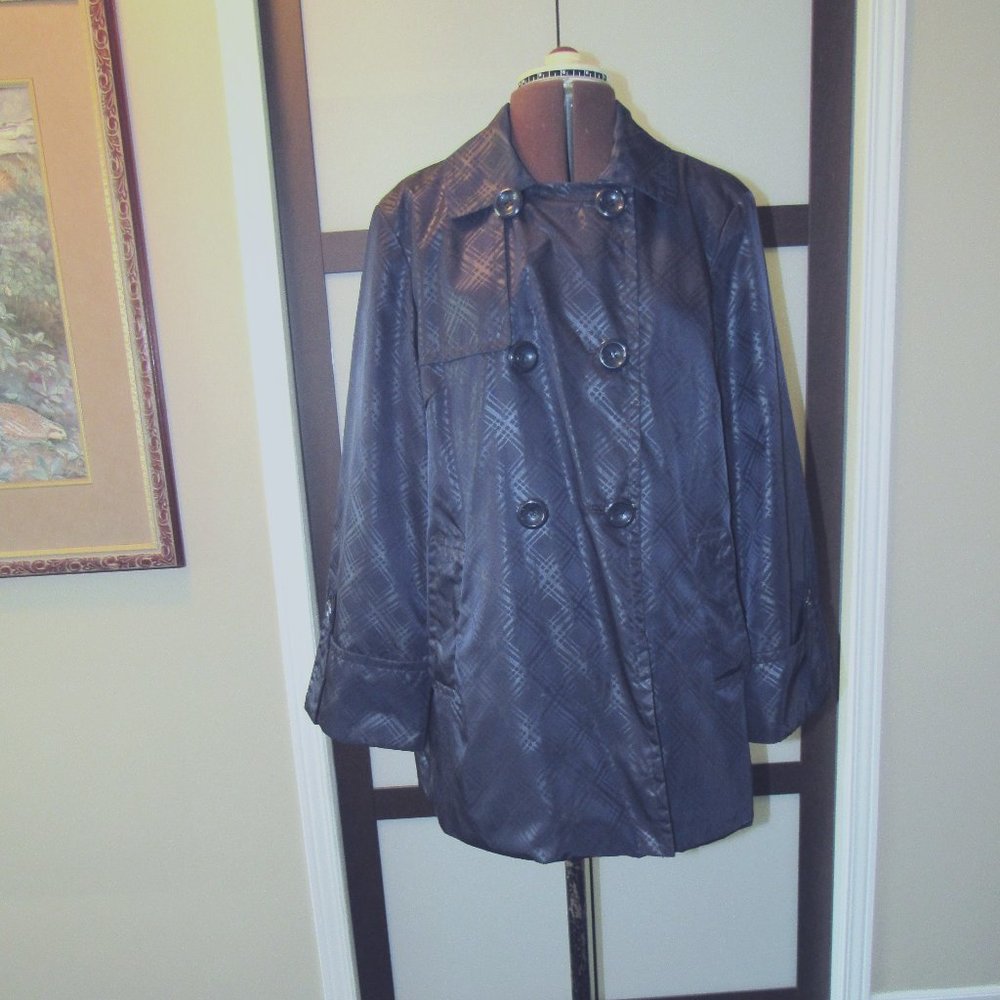 ANNE KLEIN Spring/Fall Jacket.  Navy Blue.  Size XL.